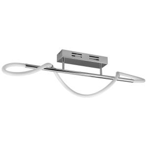 Reality LED-Deckenleuchte R62361106 Argos weiß Chrom Acryl…