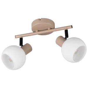 Reality Leuchten Spots beige Metall B/H/L: ca. 25x18,5x10 c…