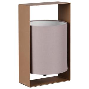 Reality Tischleuchte kaffee Metall B/H/T: ca. 16x27x15 cm E…