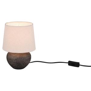 Reality Tischleuchte R50961844 beige braun Stoff Keramik H/…