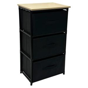 Regal schwarz MDF B/H/L: ca. 40x68x30 cm