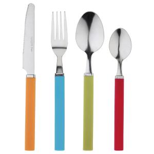 RENBERG Besteckset FUNNY COLORS multicolor Edelstahl 24 tlg.