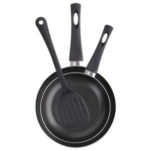 RENBERG Pfannenset Kaden reeco schwarz Aluminium 3 tlg.