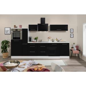 Respekta Küchenblock Amanda schwarz Hochglanz B/H/T: ca. 31…