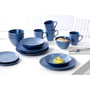 Ritzenhoff & Breker Frühstücksservice Kitwe blau Keramik 12…