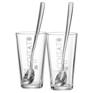 Ritzenhoff & Breker Latte Macchiato Glas-Set inkl. Löffel L…