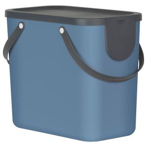 Rotho Abfalleimer ALBULA blau B/H/L: ca. 23,5x34x40 cm