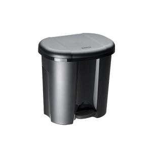 Rotho Treteimer schwarz B/H/L: ca. 32x40,5x39 cm