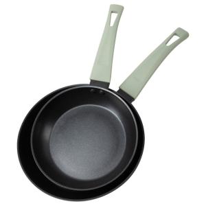 SAN IGNACIO Pfannenset CEDAR schwarz Aluminium 2 tlg.