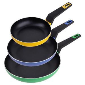SAN IGNACIO Pfannenset COLORS multicolor Aluminium 3 tlg.