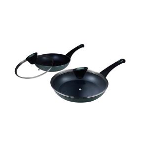 SAN IGNACIO Pfannenset ICAN schwarz Aluminium 4 tlg.