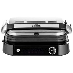 SCHÄFER Kontaktgrill schwarz Kunststoff Edelstahl B/H/L: ca…
