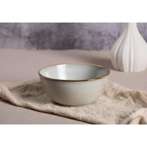 Schale beige Steinzeug D: ca. 15,2 cm