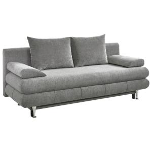 Schlafsofa Benfeld grau Microfaser B/H/T: ca. 190x93x92 cm