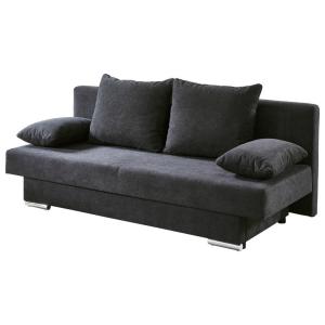 Schlafsofa Grenoble anthrazit Microfaser B/H/T: ca. 190x38x…