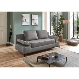 Schlafsofa Jarny hellgrau B/H/T: ca. 202x97x90 cm