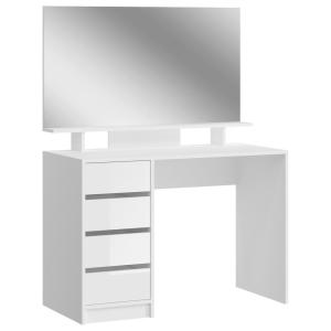 Schminktisch EMMA weiß weiß Hochglanz Spiegel B/H/T: ca. 11…