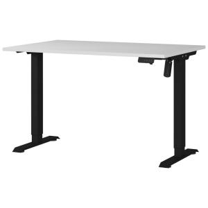 Schreibtisch 8022-581 Lichtgrau schwarz B/H/T: ca. 120x118x…