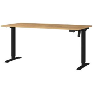 Schreibtisch 8024-582 Eiche Grand-Son Nachbildung schwarz B…