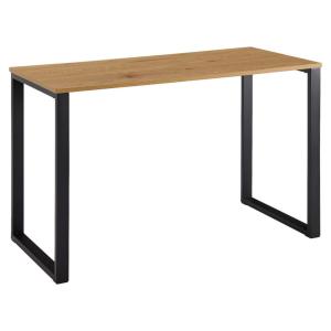 Schreibtisch Eiche Nachbildung schwarz pulverbeschichtet B/…