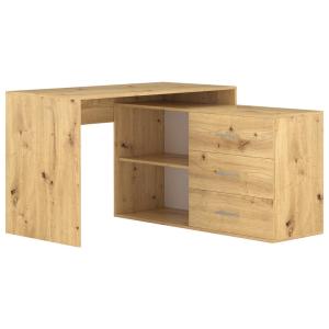 Schreibtisch KURT Eiche Artisan Nachbildung B/H/T: ca. 120x…