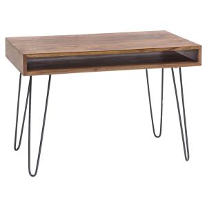 Schreibtisch natur schwarz matt B/H/T: ca. 110x76x60 cm