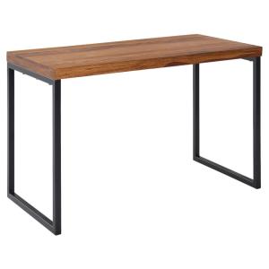 Schreibtisch natur schwarz pulverbeschichtet B/H/T: ca. 117…