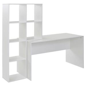 Schreibtisch weiß B/H/T: ca. 170x143,5x59 cm