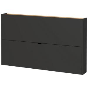 Schuhschrank 1392-549 Graphit Optik Eiche Navarra Nachbildu…