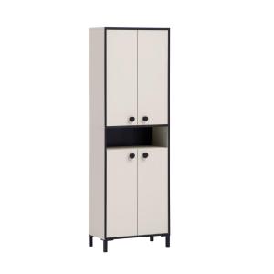 Schuhschrank Edda beige hell B/H/T: ca. 60,2x185x33,05 cm
