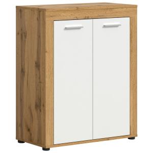 Schuhschrank JAM Eiche Wotan Nachbildung weiß B/H/T: ca. 80…