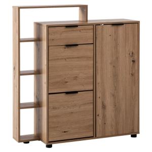 Schuhschrank natur Eiche Optik B/H/T: ca. 98x110x30 cm