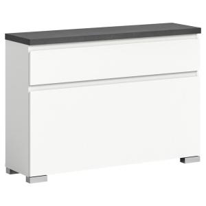 Schuhschrank Shoelove weiß grau B/H/T: ca. 95x67x27 cm