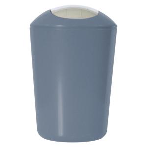 Schwingdeckeleimer grau Kunststoff H/D: ca. 30x20 cm ca. 5 l