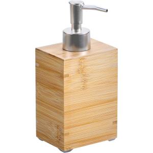 Seifenspender natur Bambus B/H/L: ca. 6,5x18x8,5 cm