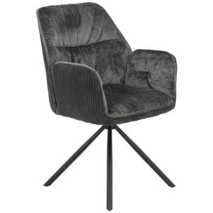 Sessel Amira, 2er-Set anthrazit B/H/T: ca. 56x89x61 cm