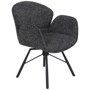 Sessel Bristol, 2er-Set anthrazit Metall Microfaser B/H/T:…