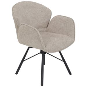 Sessel Bristol, 2er-Set beige Metall Microfaser B/H/T: ca.…