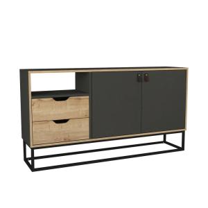 Sideboard Dolores anthrazit Safir Nachbildung B/H/T: ca. 15…