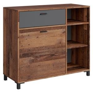 Sideboard JACKSON Eiche Old Wood Nachbildung anthrazit B/H/…
