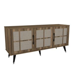 Sideboard Logan walnuss Nachbildung grau B/H/T: ca. 160x76x…