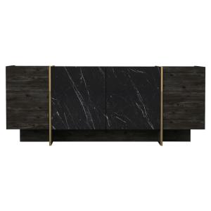 Sideboard Rebab Rebab braun dunkelgrau Marmoroptik B/H/T: c…
