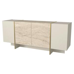 Sideboard Veyron beige granit Optik B/H/T: ca. 180x75,5x46,…