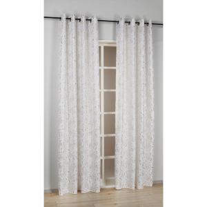 silver edition Ösenvorhang Glamour weiß B/L: ca. 135x245 cm…