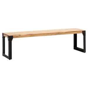 Sitzbank braun B/H/T: ca. 140x45x40 cm