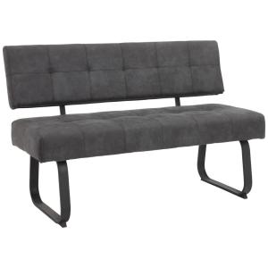 Sitzbank Luise I B anthrazit Vintage B/H/T: ca. 140x90x64 cm