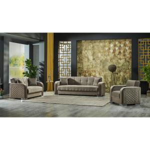 Sofa 3-2-1 Orlando graubraun