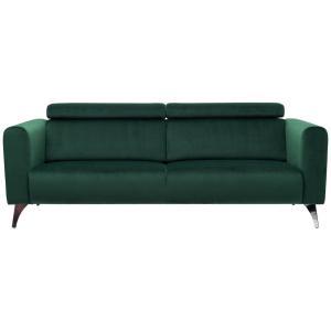 Sofa dunkelgrün B/H/T: ca. 216x82x87 cm