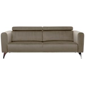 Sofa hellbraun B/H/T: ca. 216x82x87 cm