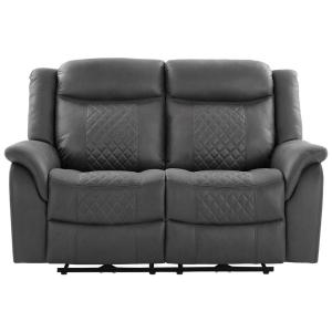 Sofa Pedro grau Microfaser B/H/T: ca. 162x108x94 cm